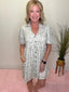The Cheyenne Dress in Dusty Turquoise Floral Print 150 Dresses & Jumpsuits - Ella Chic BoutiqueMikarose