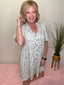 The Cheyenne Dress in Dusty Turquoise Floral Print 150 Dresses & Jumpsuits - Ella Chic BoutiqueMikarose