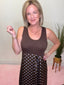 The Chocolate Blue Dot Tank Dress 150 Dresses & Jumpsuits- Ella Chic BoutiqueJodifl