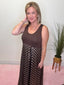 The Chocolate Blue Dot Tank Dress 150 Dresses & Jumpsuits- Ella Chic BoutiqueJodifl