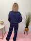 The Cozy Luxe Scuba Set in Navy 170 Pants - Ella Chic Boutique