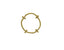 coco's beads enewton bracelet gold filled tarnish-free cross stack stretch