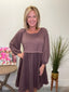 The Dawn Dress in Mulled Mulberry