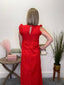 The Dutton Maxi Dress in Hibiscus Red Eyelet 150 Dresses & Jumpsuits - Ella Chic Boutique