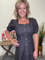 The Elton Dress in Black Wash 150 Dresses & Jumpsuits - Ella Chic Boutique