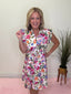 The Emry Floral Print Dress in Wild Rouge 150 Dresses & Jumpsuits- Ella Chic BoutiqueMikarose