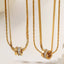 The Evermore Layered Necklace in 18K Stainless Steel 210 jewelry- Ella Chic BoutiqueJOSSLYN by wall to wall