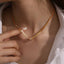 The Evermore Layered Necklace in 18K Stainless Steel