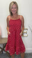 The Lovely Leon Dress in Red Daisy 150 Dresses & Jumpsuits - Ella Chic Boutique