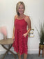 The Lovely Leon Dress in Red Daisy 150 Dresses & Jumpsuits - Ella Chic Boutique