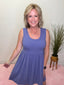 The Markell Tank Dress in Santa Monica Blue 150 Dresses & Jumpsuits - Ella Chic BoutiqueMikarose
