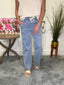 The Plan High Rise Slim Wide Elastic Waistband Jeans 160 jeans - Ella Chic Boutique