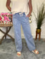 The Plan High Rise Slim Wide Elastic Waistband Jeans 160 jeans - Ella Chic Boutique