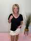 The Polka Dot Wrap Front Skort 180 Shorts & Skirts- Ella Chic BoutiquePeach Love