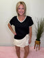The Polka Dot Wrap Front Skort 180 Shorts & Skirts- Ella Chic BoutiquePeach Love