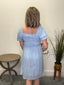 The Saylor Dress in Soft Blue 150 Dresses & Jumpsuits - Ella Chic Boutique