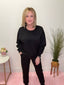 The Stay - In (or Go - Out) Set in Black 170 Pants - Ella Chic Boutique