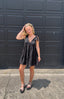 Timeless Tie Shoulder Black Polka Dot Dress 150 Dresses & Jumpsuits- Ella Chic BoutiqueLe Lis