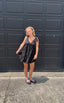 Timeless Tie Shoulder Black Polka Dot Dress 150 Dresses & Jumpsuits- Ella Chic BoutiqueLe Lis