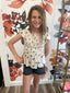 Tween Girls Flutter Sleeve Smocked Top 240 Kids Clothing- Ella Chic Boutiqueheart and arrow