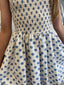 Tween Girls Polka Dot Smocked Bubble Dress 240 Kids Clothing- Ella Chic Boutiqueheart and arrow