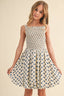 Tween Girls Polka Dot Smocked Bubble Dress 240 Kids Clothing - Ella Chic Boutiqueheart and arrow