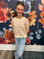 Tween Girls Wavy Knit Sweater Top