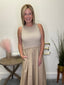 Two Types Sleeveless Knit Dress in Khaki 150 Dresses & Jumpsuits - Ella Chic Boutique