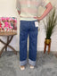 Upstate High Rise A - Line Wide Cuff Jeans 160 jeans - Ella Chic Boutique