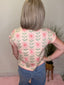 Uptown Pink Floral Boxy Sleeveless Sweater Top 110 Tops - Ella Chic BoutiqueHem and Thread