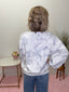 Watercolor Flower Print Sweatshirt Top 110 Tops - Ella Chic Boutique
