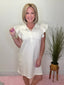 Wear Your Best Scallop Trim Dress in Cream 150 Dresses & Jumpsuits - Ella Chic BoutiqueEntro