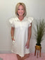 Wear Your Best Scallop Trim Dress in Cream 150 Dresses & Jumpsuits - Ella Chic BoutiqueEntro
