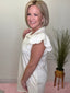 Wear Your Best Scallop Trim Dress in Cream 150 Dresses & Jumpsuits - Ella Chic BoutiqueEntro