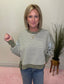 Weekend Striped Mixed Pullover Top 110 Tops- Ella Chic BoutiqueLE LIS