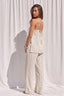 Weekend Warrior Striped Set in Natural 170 Pants- Ella Chic BoutiqueILLA ILLA
