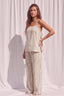 Weekend Warrior Striped Set in Natural 170 Pants- Ella Chic BoutiqueILLA ILLA