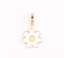 White Flower Luxe 18k Charm - Girls