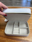 White Travel Jewelry Case 230 Gifts - Ella Chic Boutique