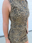Willow Leopard Vest Top 110 Tops - Ella Chic Boutique