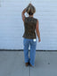 Willow Leopard Vest Top 110 Tops - Ella Chic Boutique