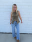 Willow Leopard Vest Top 110 Tops - Ella Chic Boutique