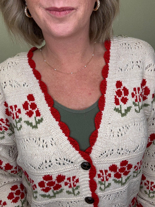 Winter Weather Cardigan Sweater