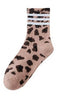 Women's Animal Leopard Print Throwback Socks in Cream 220 Accessories- Ella Chic BoutiqueJOSSLYN by wall to wall