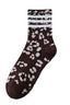 Women's Animal Leopard Print Throwback Socks in Cream 220 Accessories- Ella Chic BoutiqueJOSSLYN by wall to wall