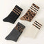 Women's Animal Leopard Print Throwback Socks in Cream 220 Accessories- Ella Chic BoutiqueJOSSLYN by wall to wall