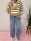 Young High Rise Light Wash Raw Hem Ankle Wide Jeans 160 jeans- Ella Chic BoutiqueLovervet by VERVET