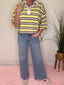 Young High Rise Light Wash Raw Hem Ankle Wide Jeans 160 jeans- Ella Chic BoutiqueLovervet by VERVET