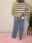 Young High Rise Light Wash Raw Hem Ankle Wide Jeans 160 jeans- Ella Chic BoutiqueLovervet by VERVET