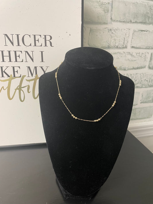Golden Days Ahead Necklace - Ella Chic Boutique
